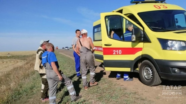 В Татарстане в ДТП попал микроавтобус с белорусами