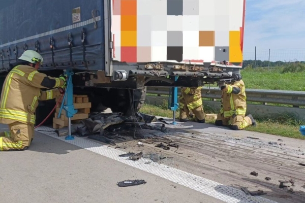 В Германии в ДТП с фурой белоруса погиб водитель Skoda
