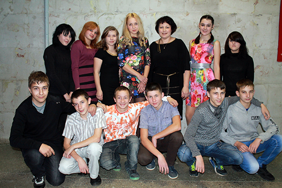 О. Солдатенкова со своей группой