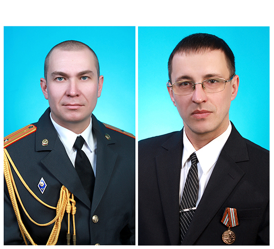 На снимке: Тихонов Сергей Валерьевич и Морозов Вячеслав Николаевич