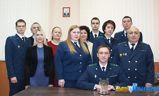 На снимке: коллектив работников прокуратуры Витебского района.