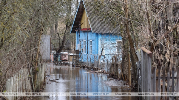 Уровень воды в реках и озерах повышается в Витебске, Городке и трех районах области