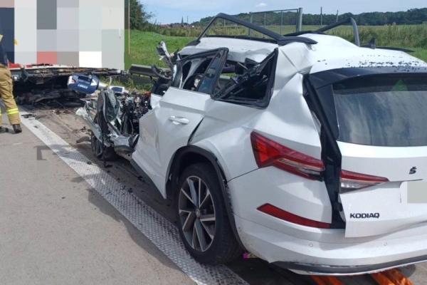 В Германии в ДТП с фурой белоруса погиб водитель Skoda
