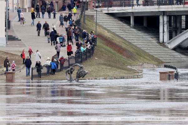 ФОТОФАКТ: На реках Витебской области отмечается подъем уровня воды