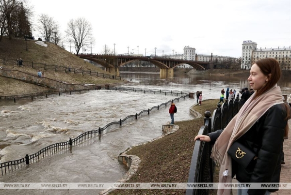 ФОТОФАКТ: На реках Витебской области отмечается подъем уровня воды