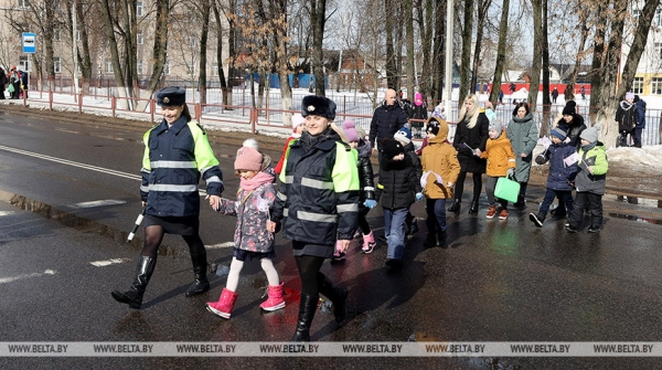 ФОТОФАКТ: Акцию по профилактике детского травматизма на дорогах прошла в Витебской области