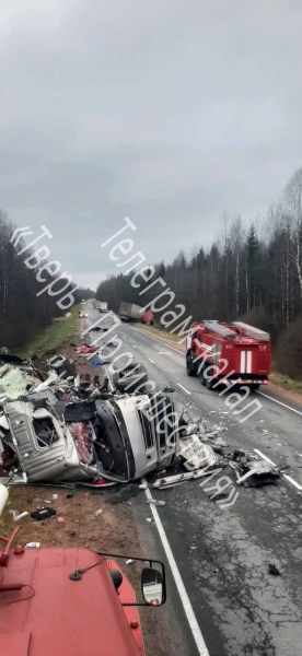 В страшной аварии в России погибли два дальнобойщика из Беларуси
