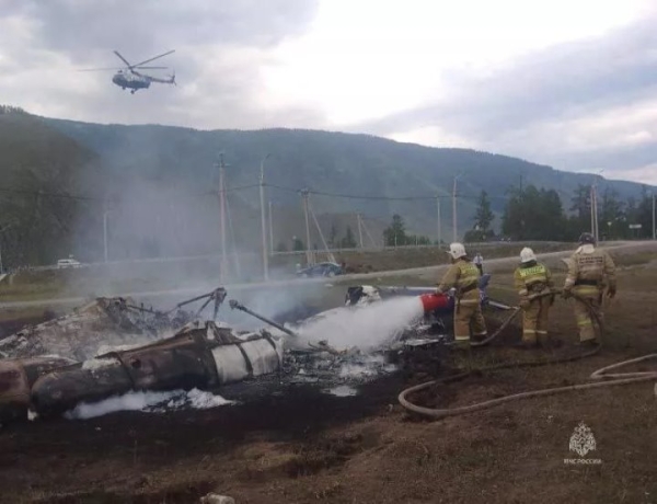 На Алтае разбился вертолет Ми-8. Среди погибших — белоруска