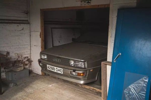 Audi Quattro 1984 года, который 39 лет простоял в гараже, выставили на продажу